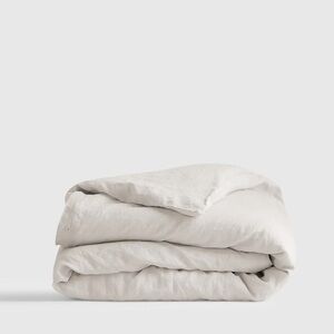SOLD New Quince European Linen Duvet Cover King — Sand 92”x108” MSRP $174